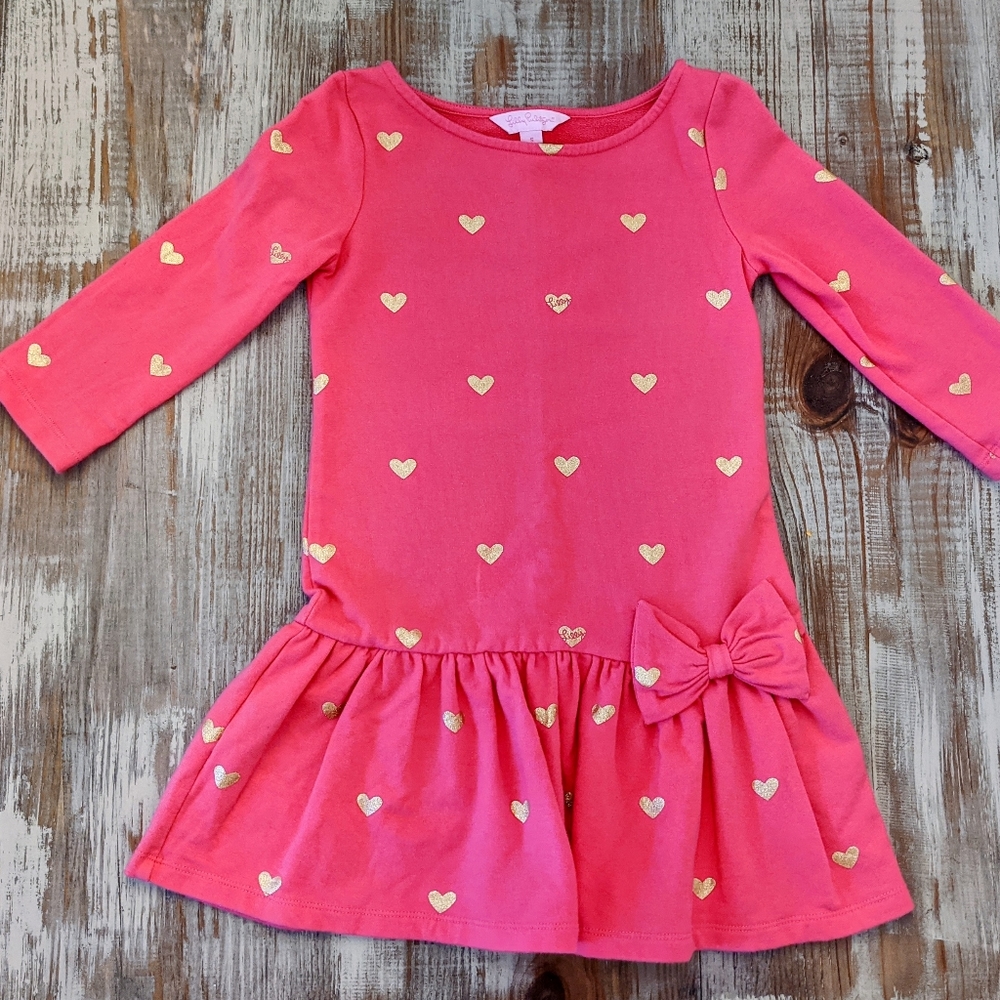 VGUC Lilly Pulitzer sweatshirt dress size 4/5